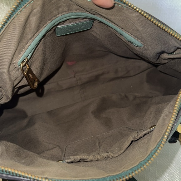 Chloe Eucalyptus Green Marcie Medium Tote Shoulder Bag - Picture 7 of 10